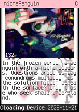 nichePenguin #132