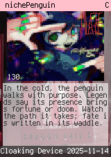 nichePenguin #130