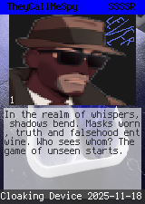TheyCallMeSpy #1
