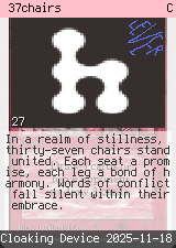 37chairs #27
