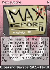 MaxisSpore